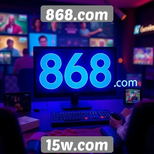 Estratégias de marketing digital do site de jogos 868.com
