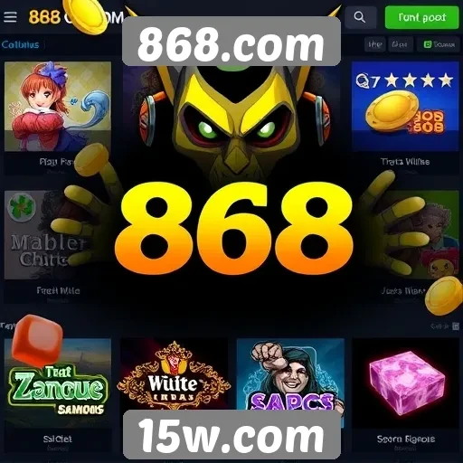 Avaliação dos jogos disponíveis na plataforma 868.com